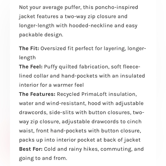 Free People coat Patricia poncho hoodie snap jacket sides NWT small green mist - Picture 15 of 16